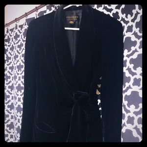 Donna Karan NY Essentials Black Velvet Jacket